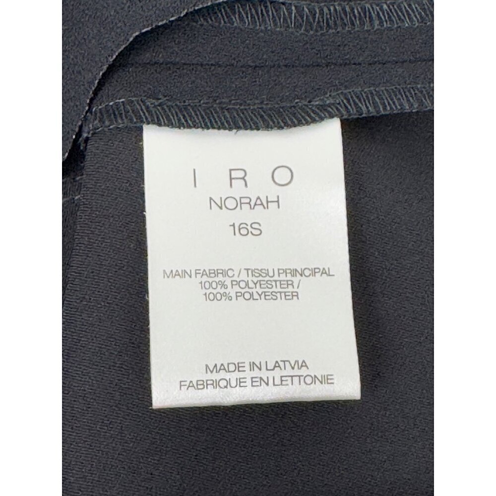 IRO Paris Norah NEW Black Mini Dress Classic Evening Party FR Size 34 (US 2/XS) - Picture 9 of 13